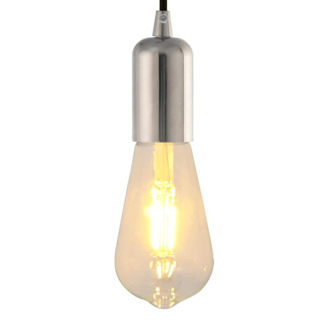 vidaXL Lamphouders 2 st nikkel satijn E27