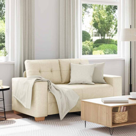 vidaXL Loveseat Bank Linnen 120 cm