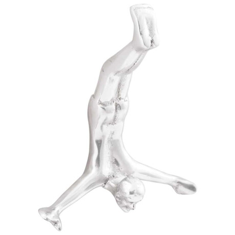 vidaXL sculptuur Zilver 22 x 8 x 25 cm Aluminium