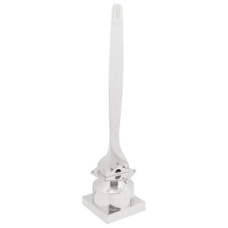 vidaXL sculptuur Zilver 26 x 26 x 110 cm Aluminium