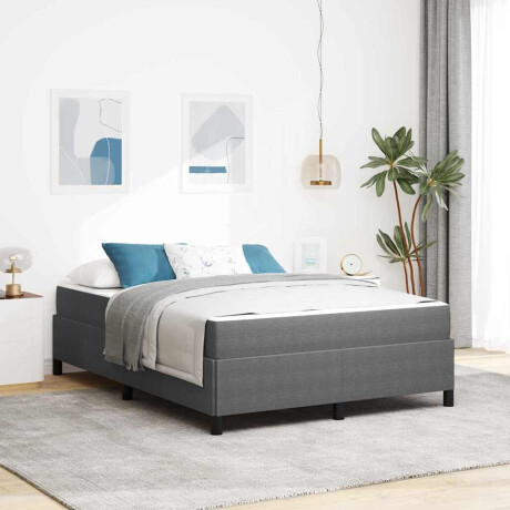 vidaXL Bedframe Anders Lichtgrijs 140 x 200 cm Katoenen stof