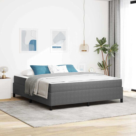 vidaXL Bedframe Anders Lichtgrijs 180 x 200 cm Katoenen stof