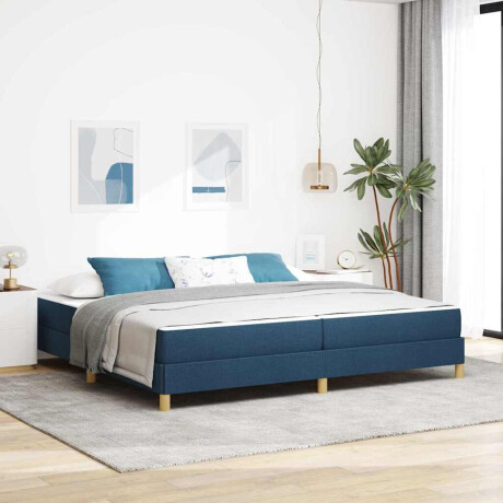 vidaXL Boxspring bed Taupe, Bruin 200 x 200 cm Stof, Engineered Hout