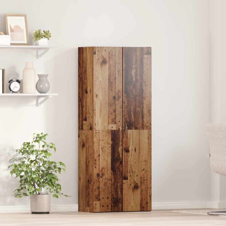 vidaXL Kantoorkast Oudhout 60 x 32 x 152,5 cm Bewerkt hout