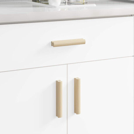 vidaXL Rechthoekige Handgreep 587 pcs Natuurlijke Houtkleur