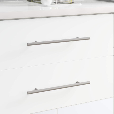 vidaXL Kasthandgreep 2 pcs Zilver 300 mm Roestvrij staal