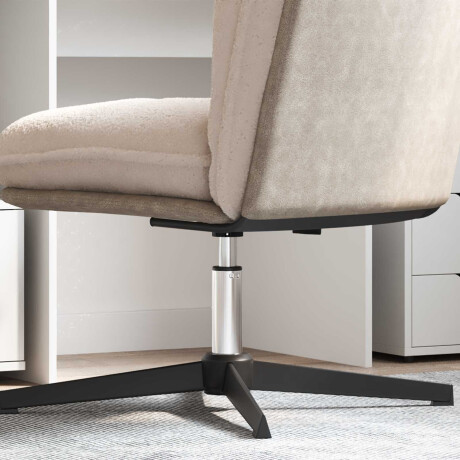 vidaXL Kantoorstoel gascilinder Chroom 261-351 mm IJzer