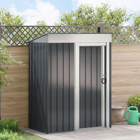 vidaXL Tuinhuisjes Antraciet 137 x 81 x 180 cm Metaal