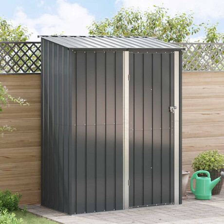 vidaXL Tuinhuisjes Antraciet 153,5 x 86 x 200 cm Metaal