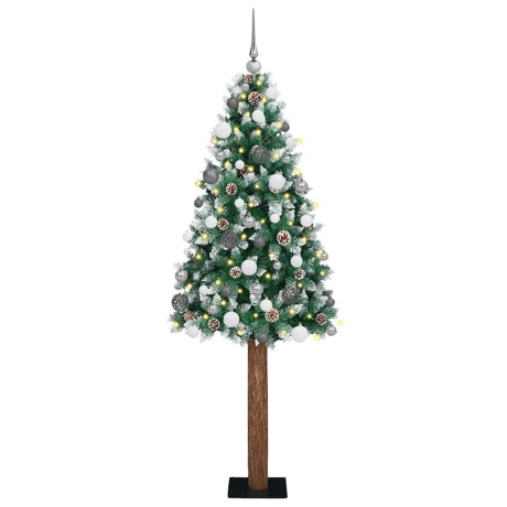 vidaXL Slanke Kerstboom Groen 72 x 72 x 180 cm PVC
