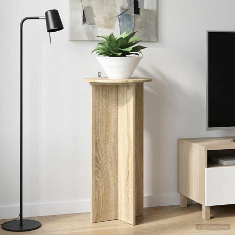 vidaXL Plantenstandaard 2 pcs Sonoma Eiken 40 x 40 x 80 cm