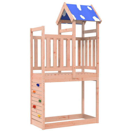 vidaXL Speeltoren Bruin 110,5 x 52,5 x 215 cm Massief Douglas hout