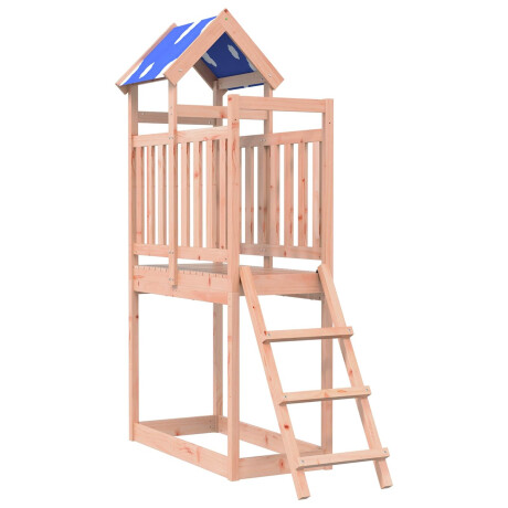 vidaXL Speeltoren Bruin 52,5 x 110,5 x 215 cm Massief Douglas hout