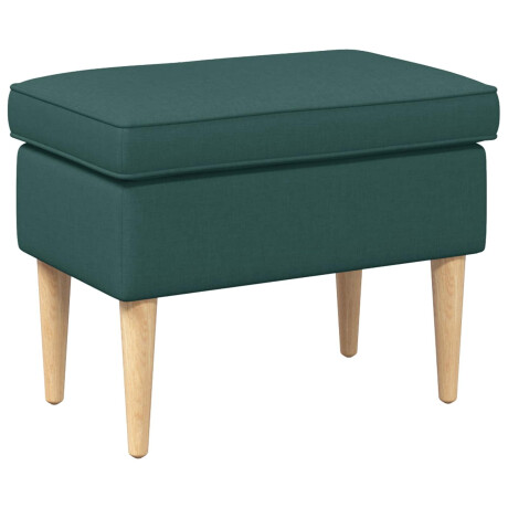 vidaXL Voetenbank Donkergroen 55 x 35 x 41 cm Polyester
