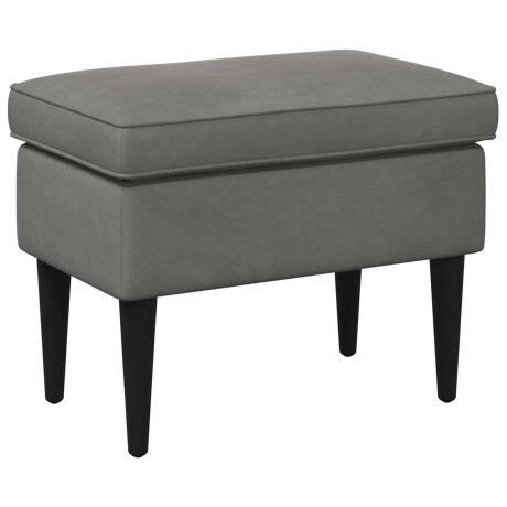 vidaXL Voetenbank Donkergrijs 55 x 35 x 41 cm Fluweel