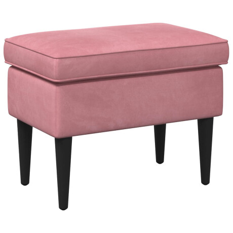 vidaXL Voetenbank Roze 55 x 35 x 41 cm Fluweel