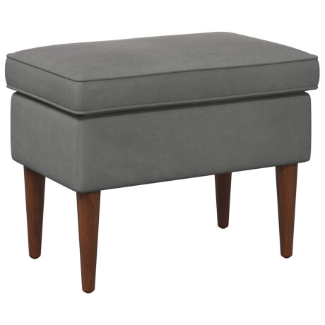 vidaXL Voetenbank Donkergrijs 55 x 35 x 41 cm Fluweel