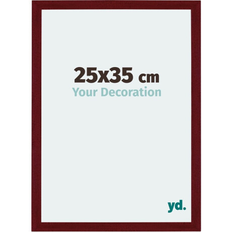 Your Decoration - Fotolijst 25x35 cm - MDF - Wijnrood Geveegd - Mura