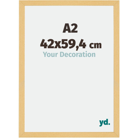 Your Decoration - Fotolijst A2 42x59,4 cm - MDF - Beuken Decor - Mura