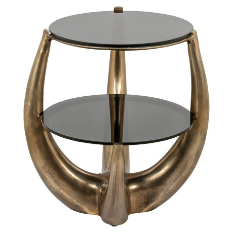 Richmond Bijzettafel 'Aida' 61 x 48cm, kleur Goud