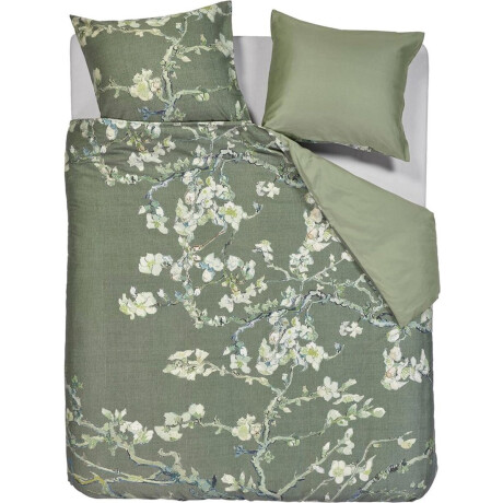 Beddinghouse x Van Gogh Museum Blossoming dekbedovertrek - Lits-Jumeaux XL - 260x200/220 - Groen