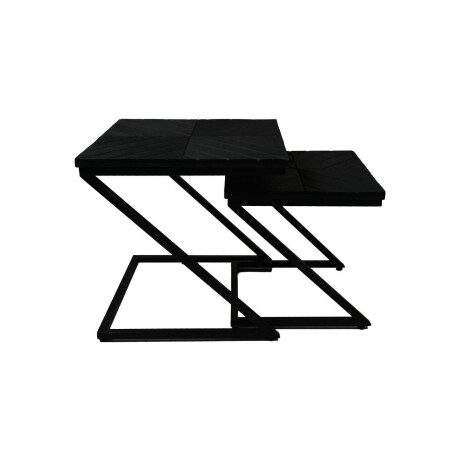 Set van 2 vierkante bijzettafels Edge | HSM Collection