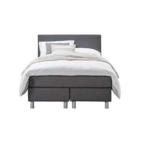 Leen Bakker - Boxcombinatie Alta 5-delig - Donker - 120x200cm - Stof - Grijs