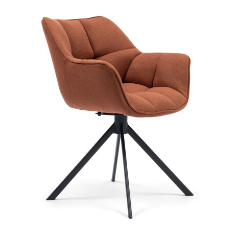 Rivièra Maison Draaibare Eetkamerstoel 'Carnaby' kleur Autumn Brown