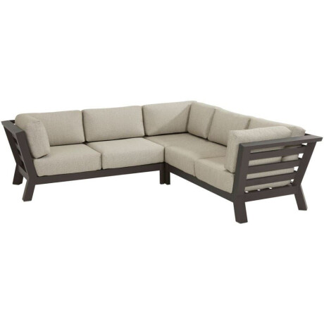 4 Seasons Outdoor Hoekbank Meteoro 3-Delig Met Armkussens
