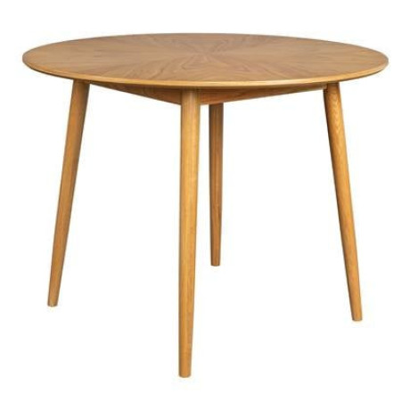 by fonQ basic Finn Eettafel - Ã 100 cm - Eiken