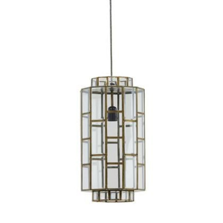 Light & Living - Hanglamp SÃ¸strene - 24x24x45 - Brons