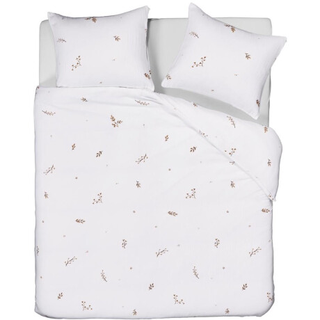 Beddinghouse Evi dekbedovertrek - Tweepersoons - 200x200/220 - Naturel