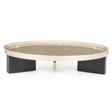 Eleonora Ronde Salontafel 'Mayson' 120cm, kleur Beige