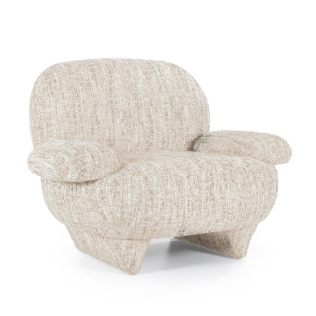 Eleonora Fauteuil 'Jayden' kleur Beige