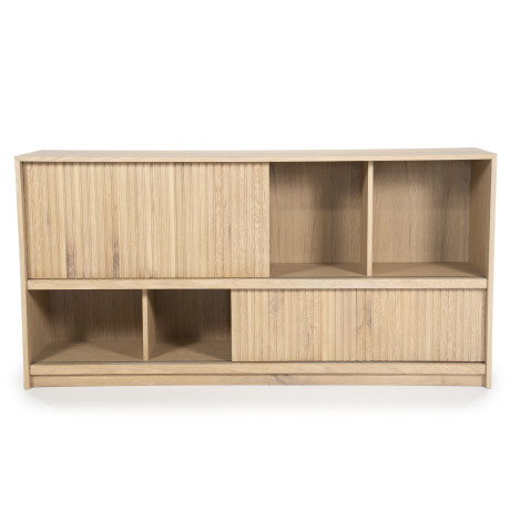 Eleonora Dressoir 'Milo' Eiken, 180cm, kleur Naturel