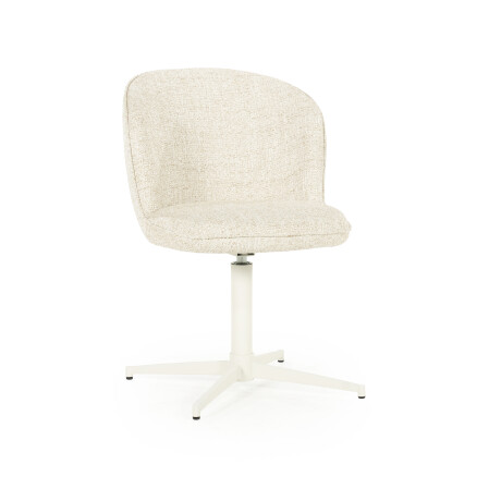Eleonora Draaibare Eetkamerstoel 'Molly' kleur Beige
