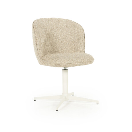 Eleonora Draaibare Eetkamerstoel 'Molly' kleur Taupe