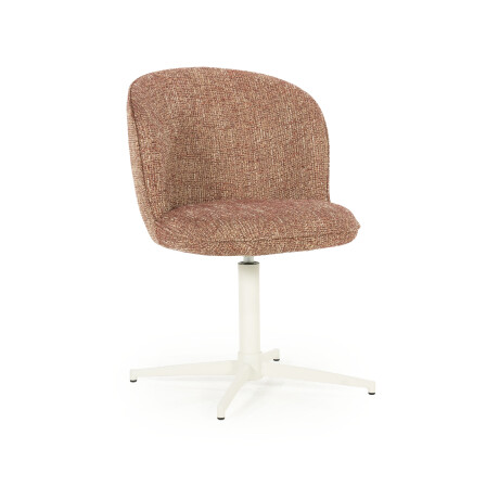 Eleonora Draaibare Eetkamerstoel 'Molly' kleur Rood