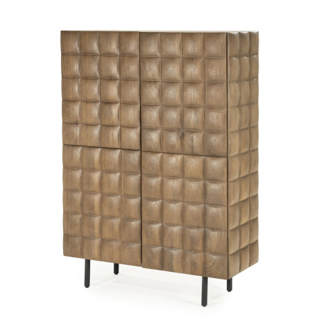 Eleonora Opbergkast 'Felix' Mangohout, 147 x 109cm