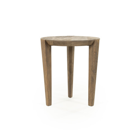 Eleonora Ronde Bijzettafel 'Davina' Mangohout, 40cm
