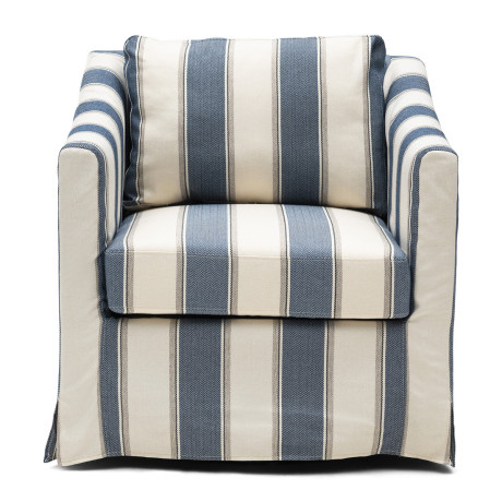 Fauteuil Moretta, Blue Stripe