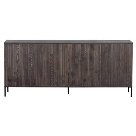 WOOOD Exclusive New Gravure Dressoir - Essen - Espresso - 85x200x44