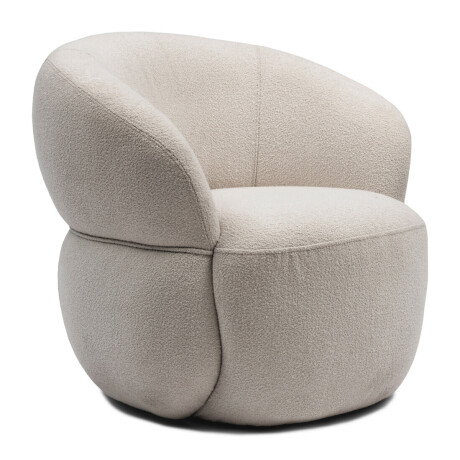 Rivièra Maison Fauteuil 'San Remo' Bouclé, Natural Grey