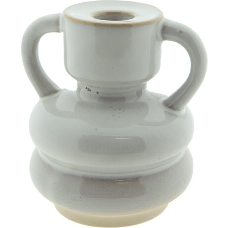 Clayre & Eef Kandelaar 9 cm Beige Porselein