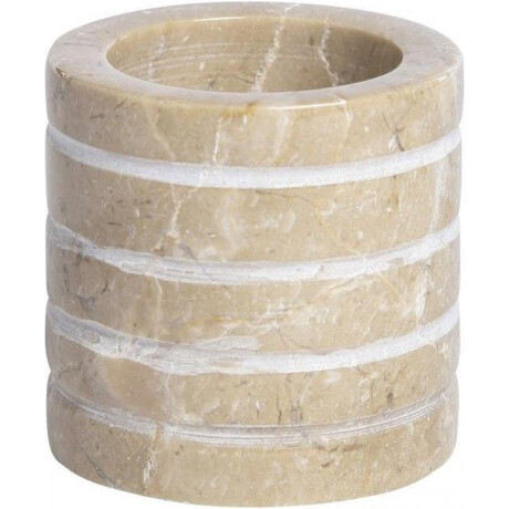 PTMD Marmer Waxinelichthouder, Theelicht - Crème (3 stuks)