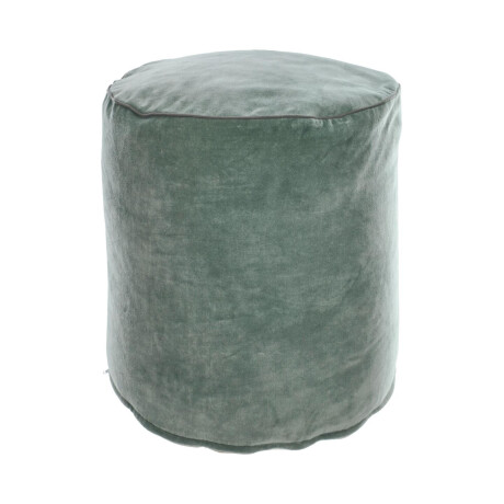 Kave Home Poef 'Brunetta' Velvet, kleur Turquoise