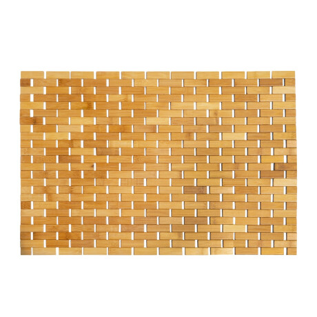 QUVIO Badmat - 50 x 70 cm - Bamboe