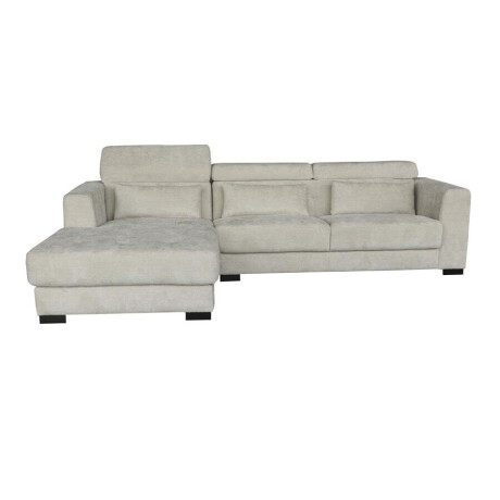 Tower Living 3-zits Loungebank 'Brighton' Links, kleur Ivory