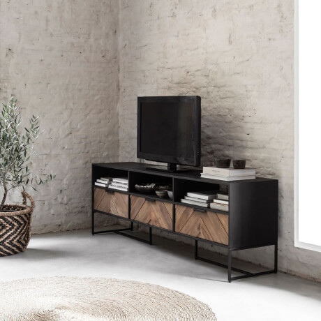 DTP Home TV-meubel 'Criss Cross' Hout en staal, 180cm