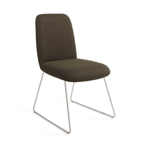 Jesper Home Eetkamerstoel 'Taiwa' Slide Steel, kleur Jungle Jewel